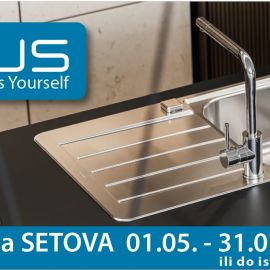 Akcijska ponuda setova: sudoper + slavina