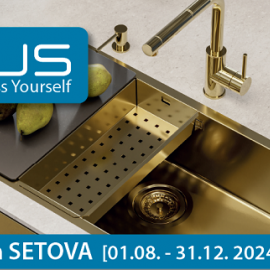 Akcijska ponuda setova: sudoper i slavina (august - decembar 2024.)