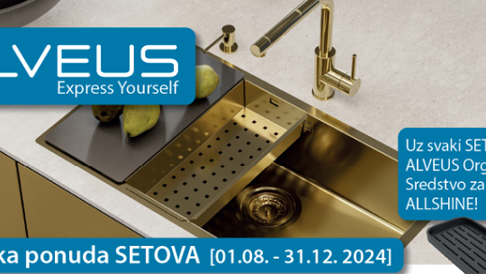 Akcijska ponuda setova: sudoper i slavina (august - decembar 2024.)