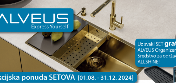 Akcijska ponuda setova: sudoper i slavina (august - decembar 2024.)