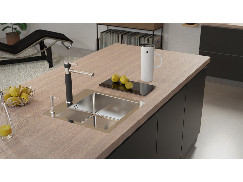 Pure 30 QC, inox pomivalno kuhinjsko korito